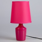 Лампа настольная "Агата" розовый 1x25W E14 17,5x17,5x30.5 см - Фото 1