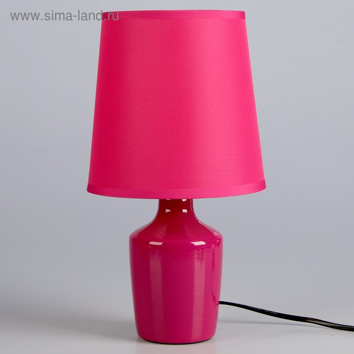 Лампа настольная "Агата" розовый 1x25W E14 17,5x17,5x30.5 см - Фото 1