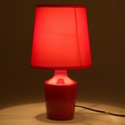 Лампа настольная "Агата" розовый 1x25W E14 17,5x17,5x30.5 см - Фото 2