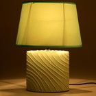 Лампа настольная "Дана" зеленый 1x40W E14 18x25x33 см - Фото 2