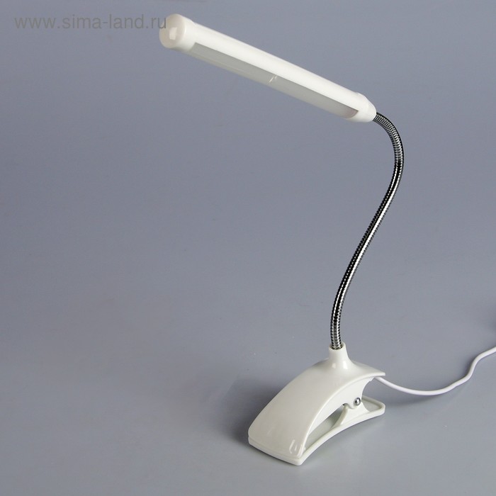 Лампа на прищепке "Стиль" МИКС 13LED 1,5W провод USB 4x9x31,5 см RISALUX - Фото 1