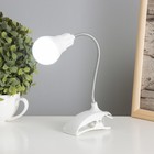 Лампа на прищепке «Свет» белый 13LED 1.5W провод USB 4×9×31.5 см RISALUX - Фото 2