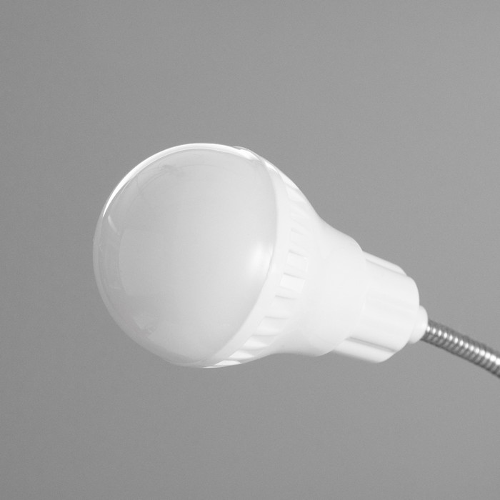 Лампа на прищепке "Свет" белый 13LED 1,5W провод USB 4x9x31,5 см RISALUX - фото 1906878576