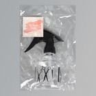 Распылитель парикмахерский, 250 мл, чёрный, прозрачный - Фото 4