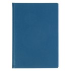 Еженедельник недатированный А4, 72 листа «Виладж», искусственная кожа, синий - Фото 1