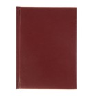 Ежедневник недатированный А6, 128 листов «Виладж», искусственная кожа, бордовый - Фото 1