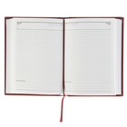 Ежедневник недатированный А6, 128 листов «Виладж», искусственная кожа, бордовый - Фото 3