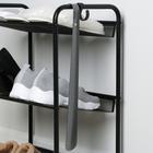 Ложка для обуви Доляна, с крючком, 42×4 см, покрытие антик серебро - Фото 3