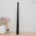 Ложка для обуви Доляна, с крючком, металлическая, 52×4 см, чёрная - Фото 6