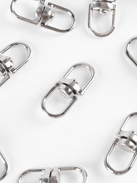 Коннектор для карабина, металлический 1.8?0.7 см (комплект 50 шт)