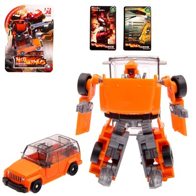 Робот «Джип», трансформируется, цвет оранжевый