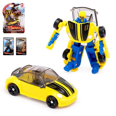 Робот «Хетчбэк», трансформируется, цвет жёлтый