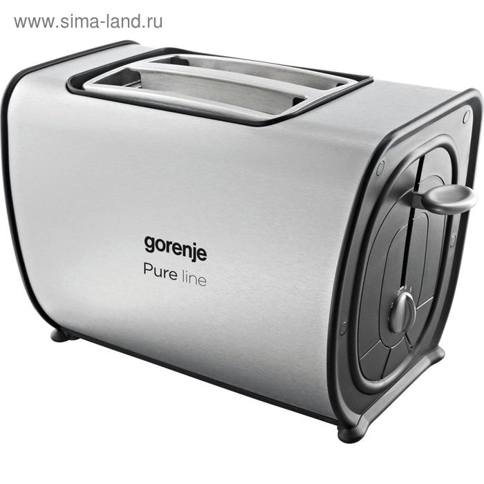 Тостер Gorenje T900E 870 Вт, 2 отсека, 6 режимов прожарки, белый/серебристый - Фото 1