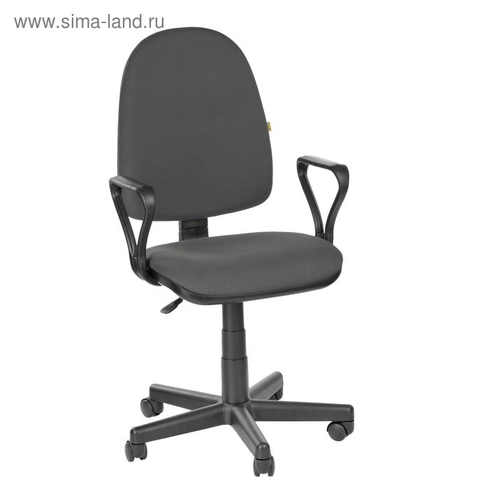 Кресло оператора "Престиж Самба", серый, ткань (В-40) - Фото 1