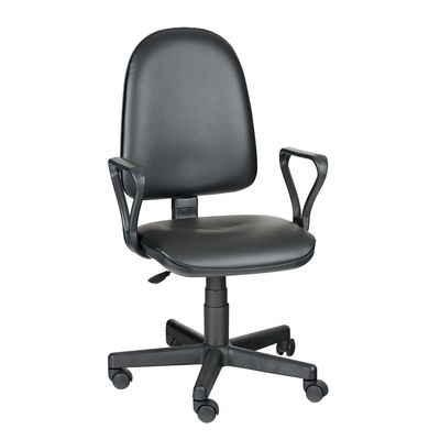 Кресло офисное для оператора «Престиж Самба», искусственная кожа, цвет чёрный