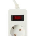 Сетевой фильтр Smartbuy, 5 розеток, 5 м, 10 А, 2200 Вт, с з/к, белый - Фото 4