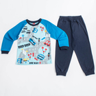 Пижама для мальчика, рост 86 см, цвет синий CAB 5284_М - Фото 1