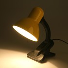 Настольная лампа на прищепке E27 40Вт желтый 62х35х56 см. - Фото 2