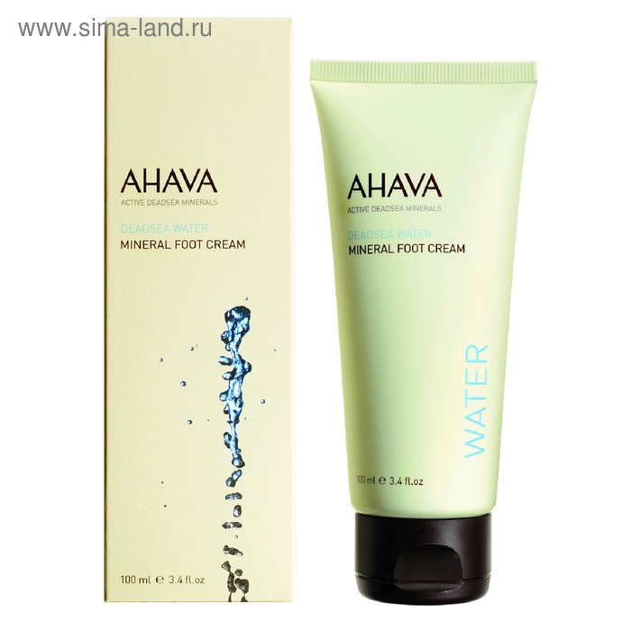 Минеральный крем для ног Ahava Deadsea Water, 100 мл - Фото 1