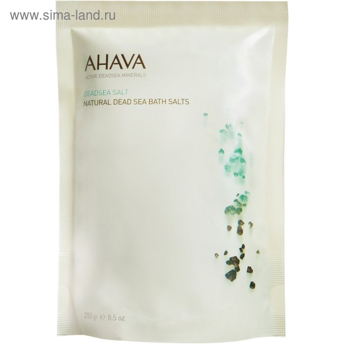 Натуральная соль для ванны Ahava Deadsea Salt, 250 г - Фото 1