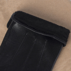 Перчатки мужские, размер 11, с утеплителем, цвет чёрный - Фото 4