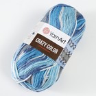 Пряжа "Crazy color" 25% шерсть, 75% акрил 260м/100гр (134) - Фото 2
