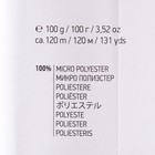 Пряжа "Dolce" 100% микрополиэстер 120м/100гр (742 черный) - Фото 4