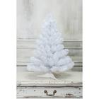 Искусственная ёлка белая «Жемчужная» 90 см, d нижнего яруса 52 см, 150 ПВХ веток отгибаются - Фото 2