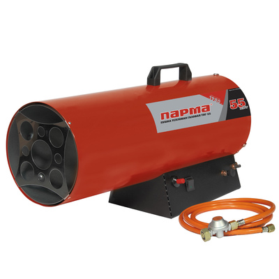 Тепловая пушка «ПАРМА» ТПГ-55, газовая, 55 кВт, 1000 м3/ч, 1.5 бар, пьезоподжиг, G1/4"