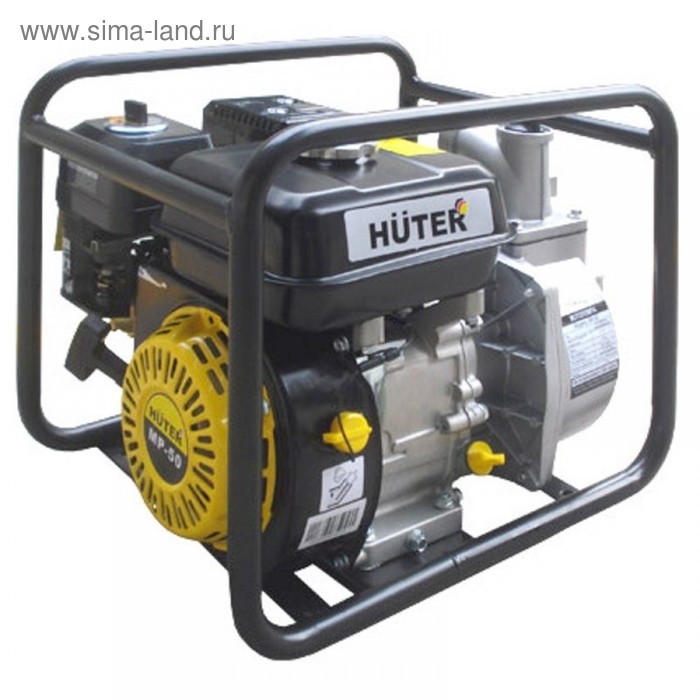 Мотопомпа Huter MP-50, 5.5 л.с., 163 см3, 600 л/мин, глубина 8 м, напор 32 м - Фото 1