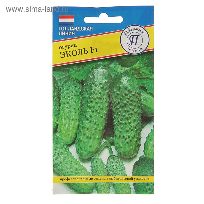 Семена Огурец «Эколь» F1, раннеспелый, партенокарпический, 5 шт., «Престиж семена» - Фото 1
