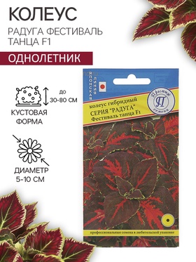 Семена цветов Колеус «Радуга - Фестиваль танца», F1, 10 шт., «Престиж семена»