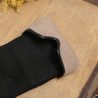 Перчатки женские "Фиби" прошивка и вставка из экокожи, подклад, р-р 7, длина-23,5см, черный - Фото 3