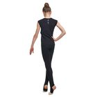 Лосины «Затмение» с вырезом под пятку, х/б, размер 32, цвет чёрный - Фото 2