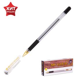 Ручка шариковая MunHwa MC Gold, узел 0.5 мм, чернила чёрные, штрихкод на ручке (комплект 12 шт)