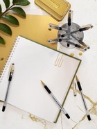 Ручка шариковая MunHwa. MC Gold, чёрный стержень, узел 0.5 мм, резиновый упор - Фото 14