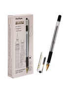 Ручка шариковая MunHwa. MC Gold, чёрный стержень, узел 0.5 мм, резиновый упор - Фото 15