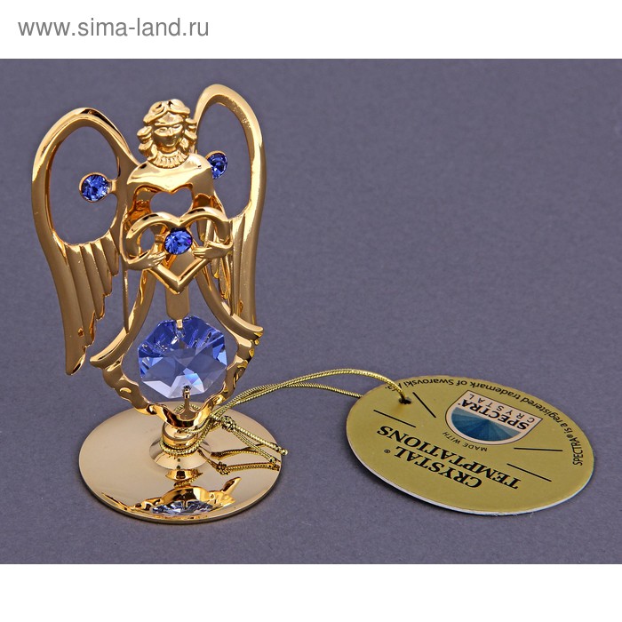 Сувенир Ангел на подставке с хрусталиком 5,5х4х8,5 см - Фото 1
