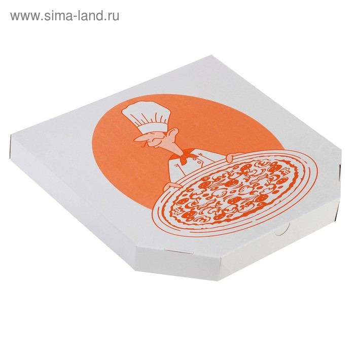 Коробка для пиццы, с печатью, 40 х 40 х 5 см - Фото 1