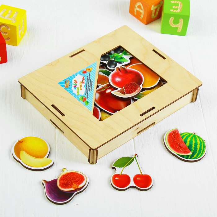 Обучающий набор «Овощи, фрукты, ягоды» - Фото 1