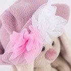 Мягкая игрушка "Зайка Ми" в шляпе с розами, 15 см - Фото 3