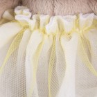 Мягкая игрушка "Зайка Ми" в жёлтой юбочке с цветком на ушке, 15 см - Фото 2