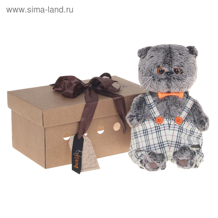 Мягкая игрушка Basik&Co Кот Басик в пижаме 30 см - Мягкие игрушки - купить по вы