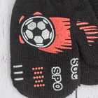 Варежки детские "Футбол", размер 16 (р-р произв. 8), цвет чёрный 65402 - Фото 2