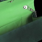 Клатч женский, отдел на магните, длинная цепь, цвет зелёный - Фото 3