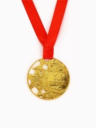 Медаль под нанесение «Ты звезда», золото, d=5 см, с лентой - Фото 3