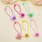 Резинка для волос "Цветочная" бабочка - Фото 1