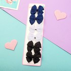 Зажим для волос «Бантик», классика, 5.5 см - Фото 3