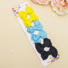 Зажим для волос "Бантик" 6 см цветной, микс - Фото 2