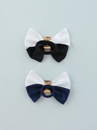 Бант для волос на резинке «Школьница», двойной, 8.5 см, МИКС (комплект 6 шт) - фото 52115906